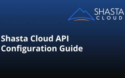 Shasta Cloud API Configuration Guide